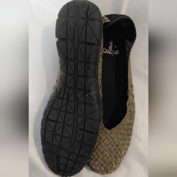 Corkys Metallic Woven Flats - Picture 2 of 6